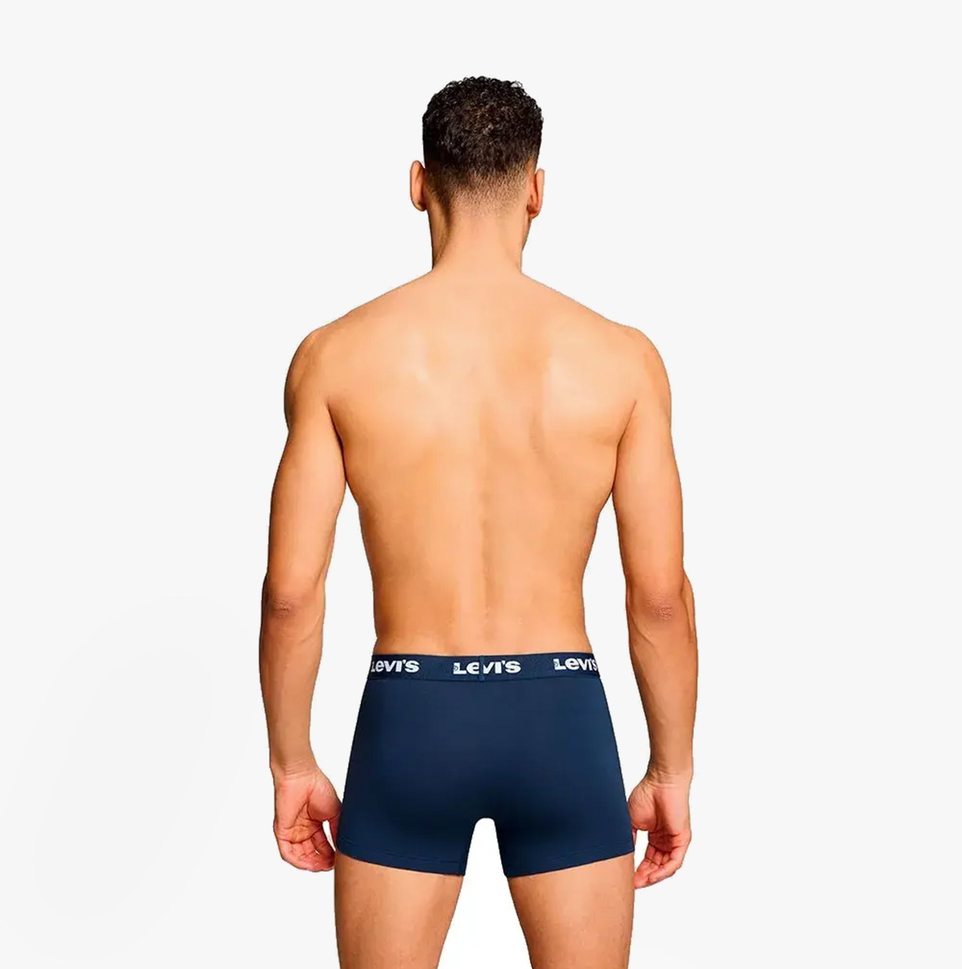 Levi's REPEAT LOGO Mens 3-Pack Trunks Navy