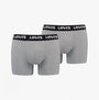 Levi's REPEAT LOGO Mens 3-Pack Trunks Middle Grey Melange