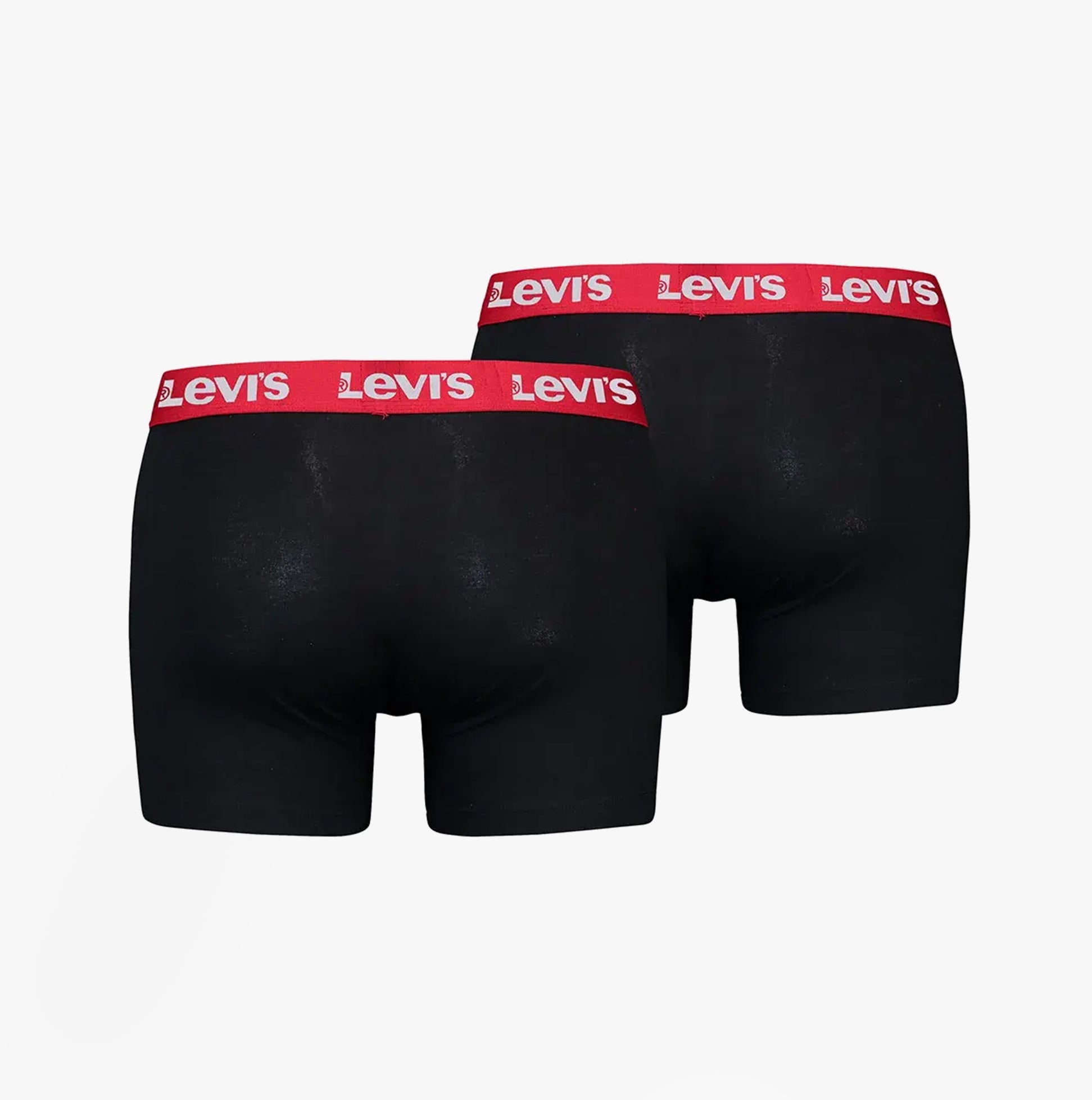 Levi's REPEAT LOGO Mens 3-Pack Trunks Black/Red
