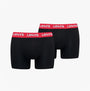 Levi's REPEAT LOGO Mens 3-Pack Trunks Black/Red