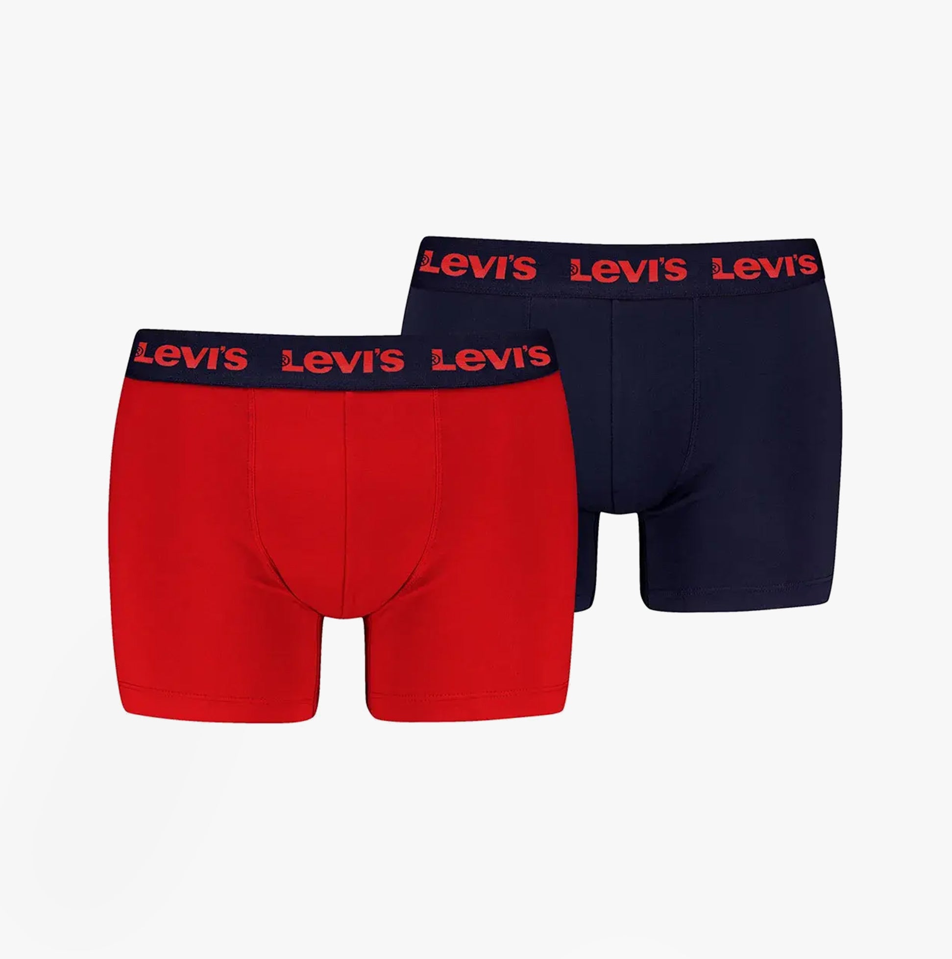 Levi's REPEAT LOGO Mens 3-Pack Trunks Red Combo