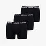 Levi's REPEAT LOGO Mens 3-Pack Trunks Black
