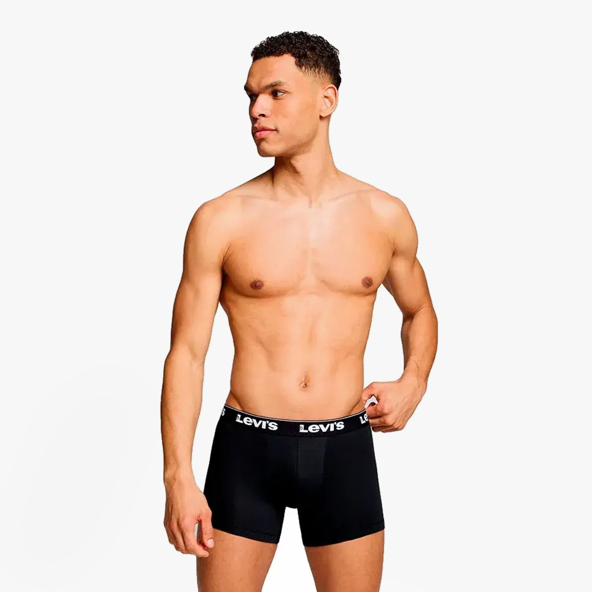 Levi's REPEAT LOGO Mens 3-Pack Trunks Black