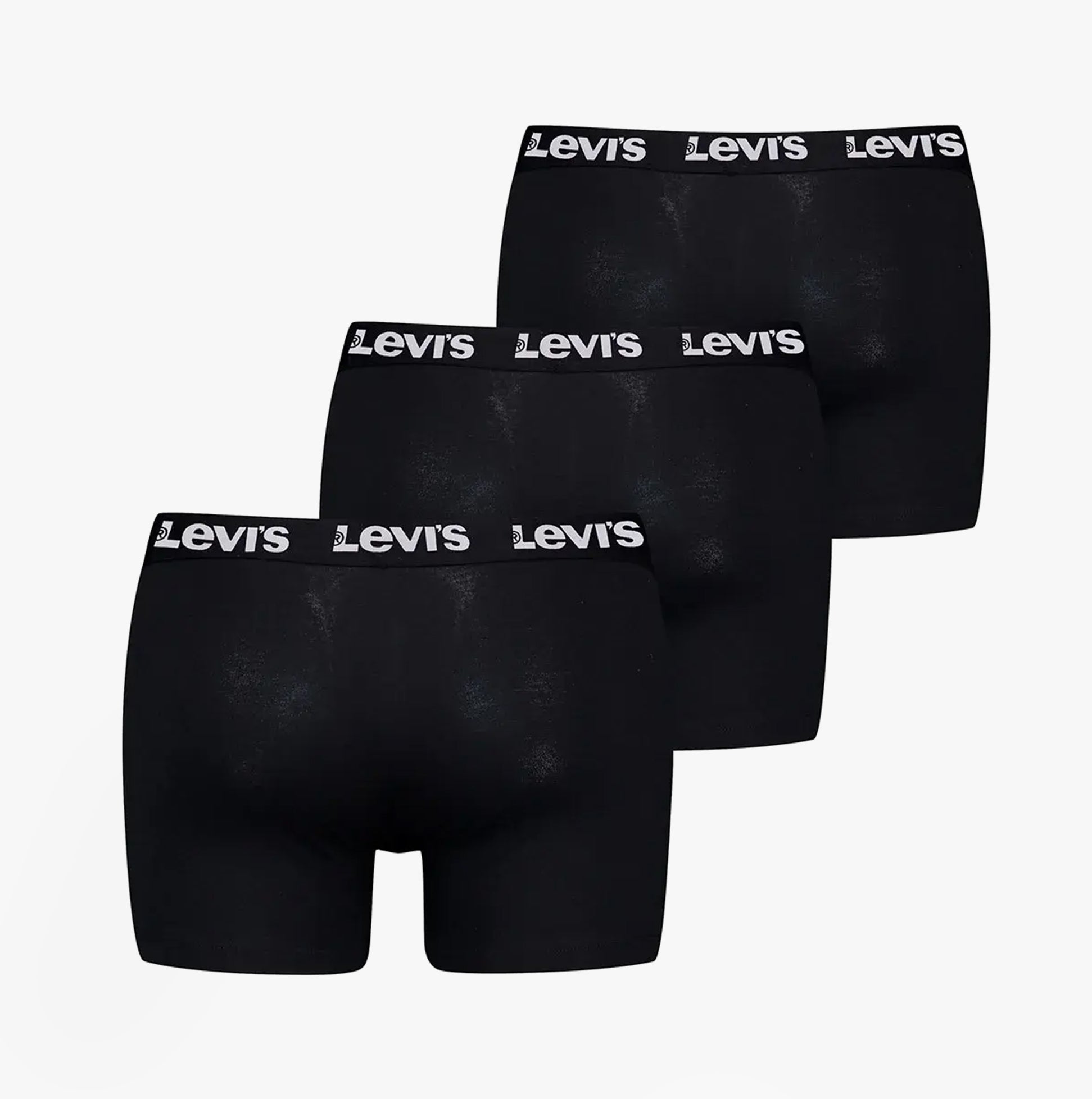 Levi's REPEAT LOGO Mens 3-Pack Trunks Black