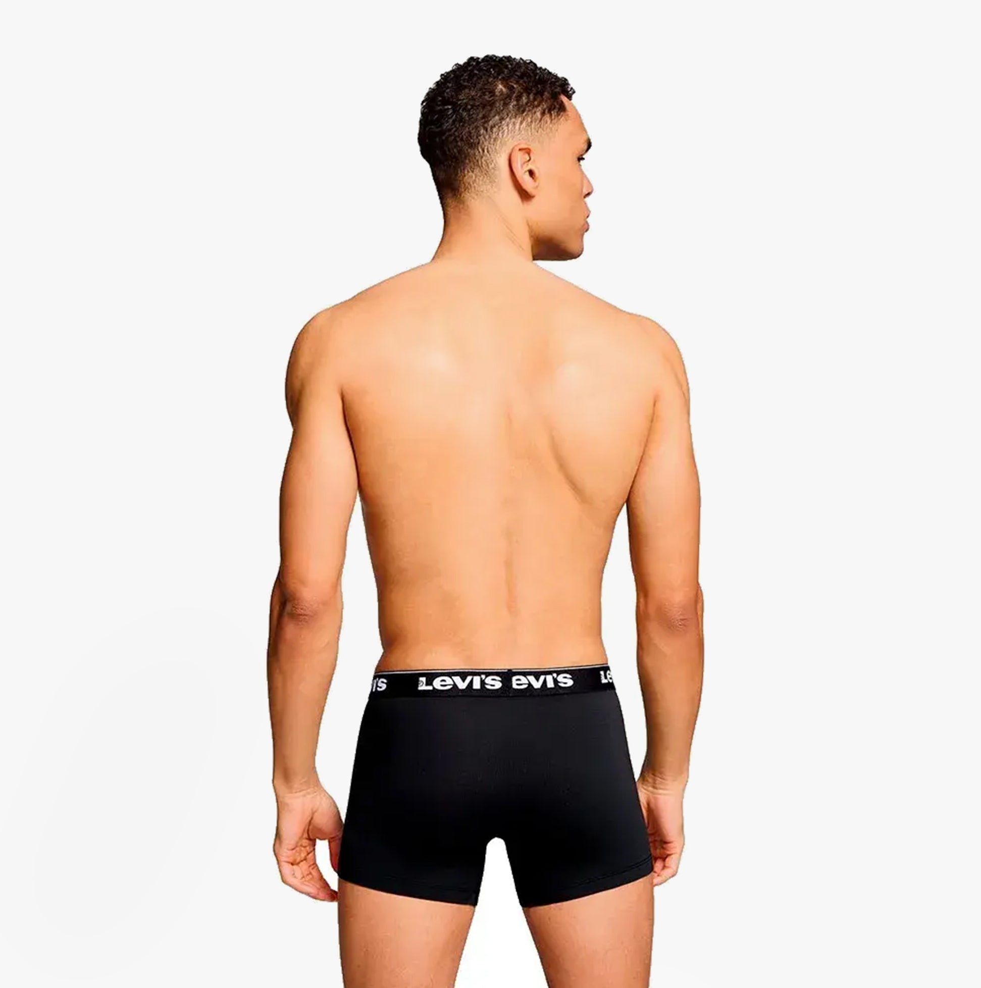 Levi's REPEAT LOGO Mens 3-Pack Trunks Black