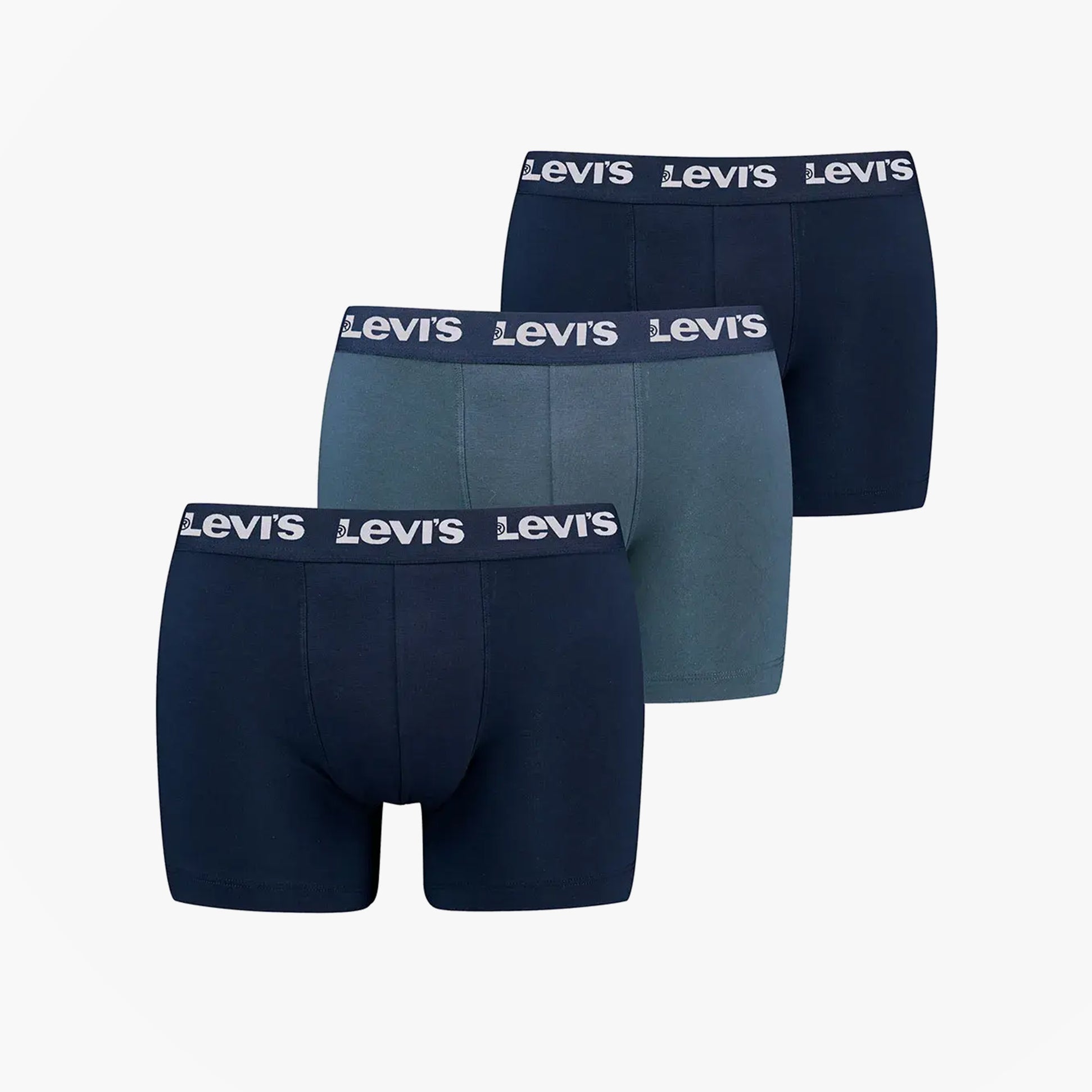 Levi's REPEAT LOGO Mens 3-Pack Trunks Navy Combo