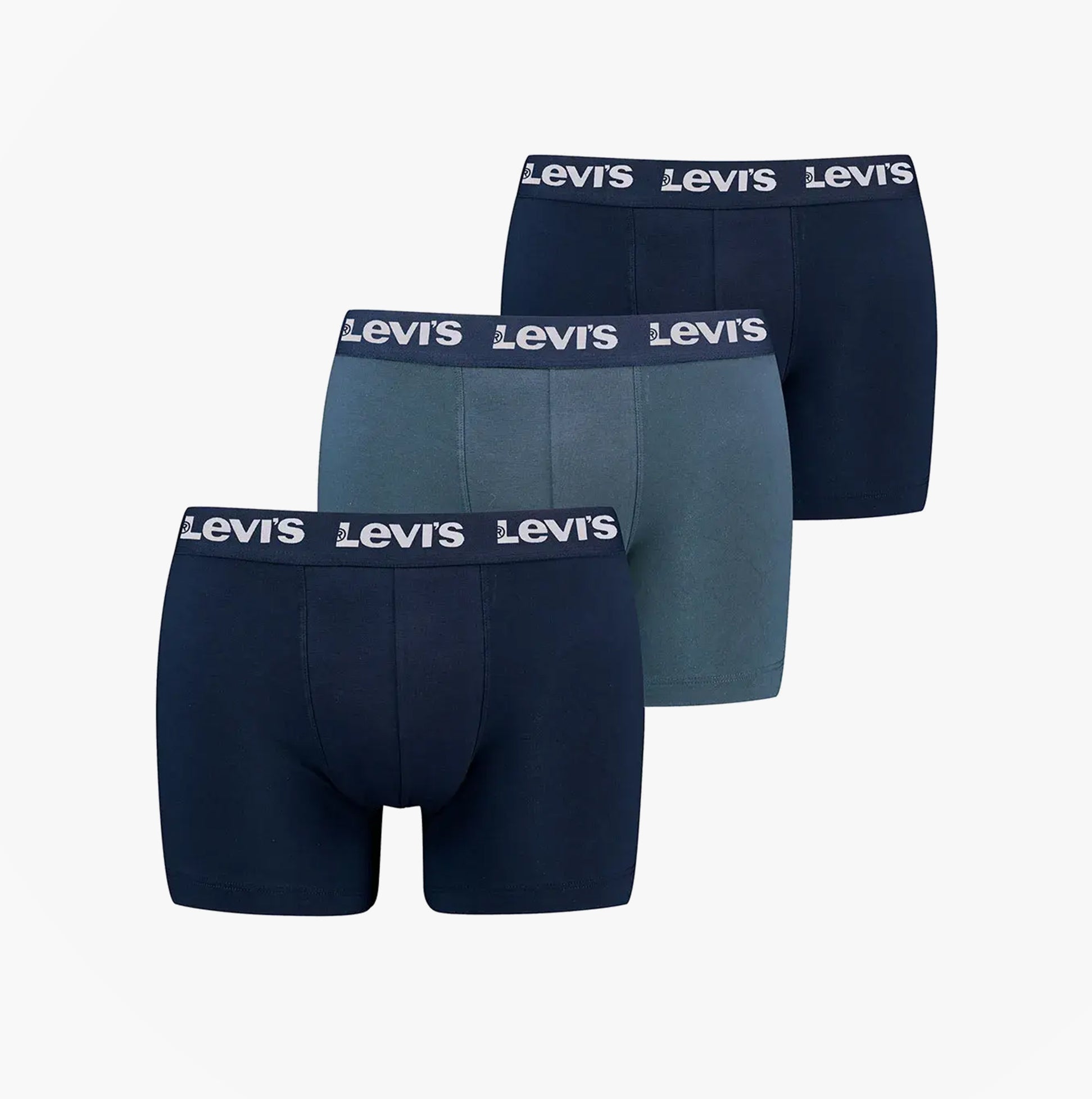 Levi's REPEAT LOGO Mens 3-Pack Trunks Navy Combo