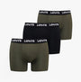Levi's REPEAT LOGO Mens 3-Pack Trunks Khaki Combo