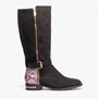Lotus HARPER Womens Boots Black Microfibre/Snake