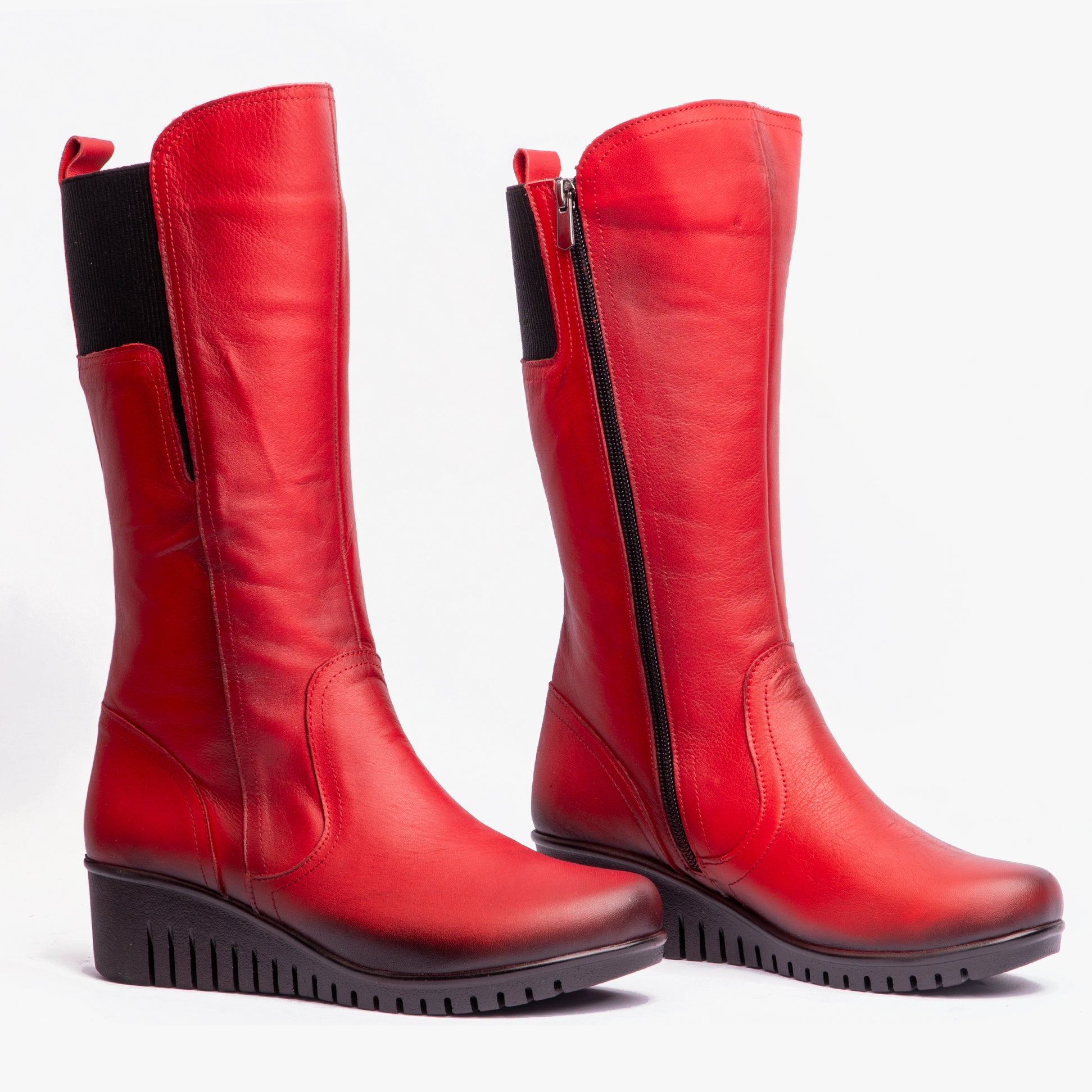 Lotus FITZGERALD Womens Tall Boots Red