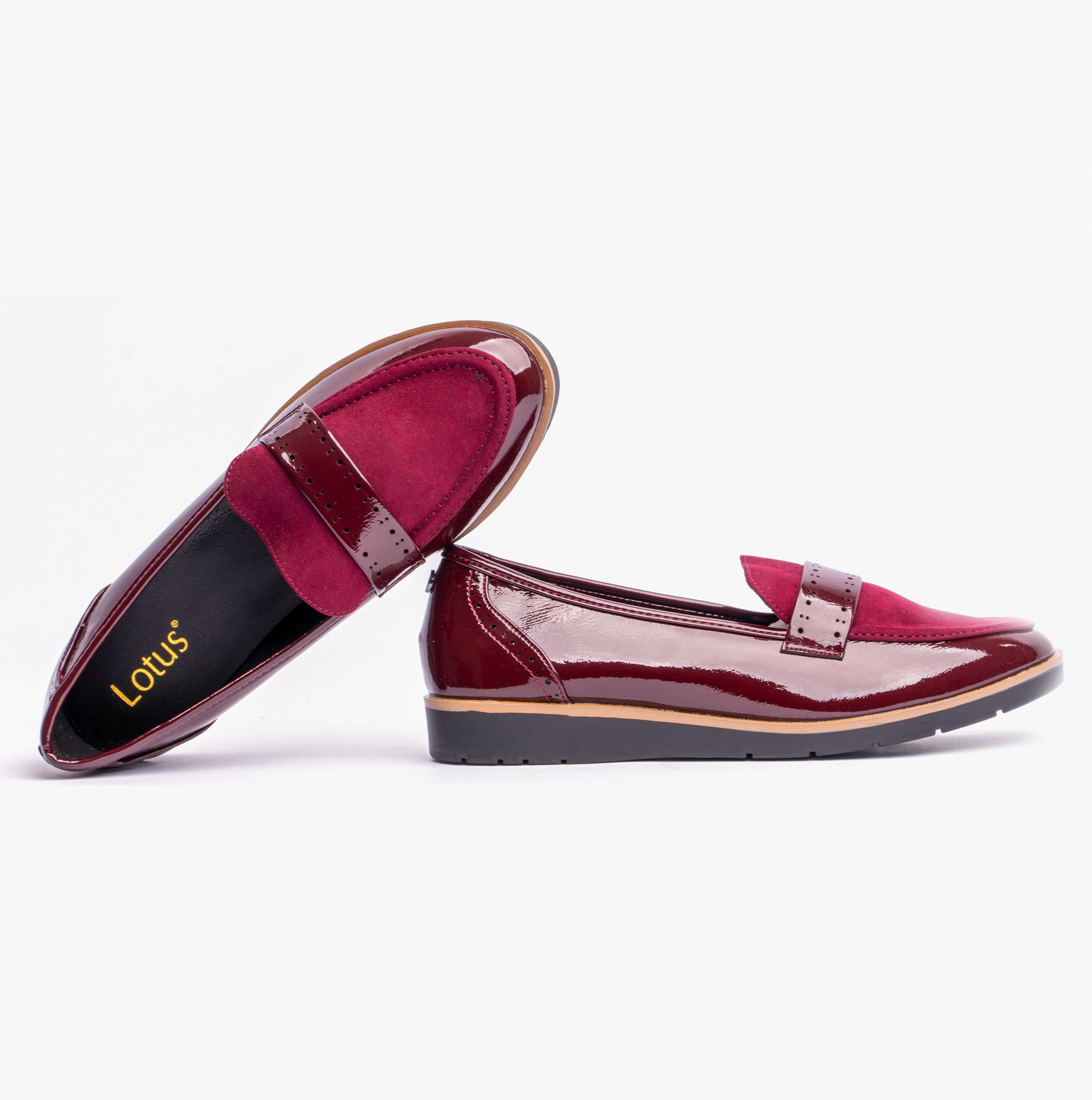 Lotus CAMBRIDGE Womens Shoes Bordo