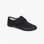 Mirak 99248 Unisex Canvas Touch Fasten Plimsolls Black