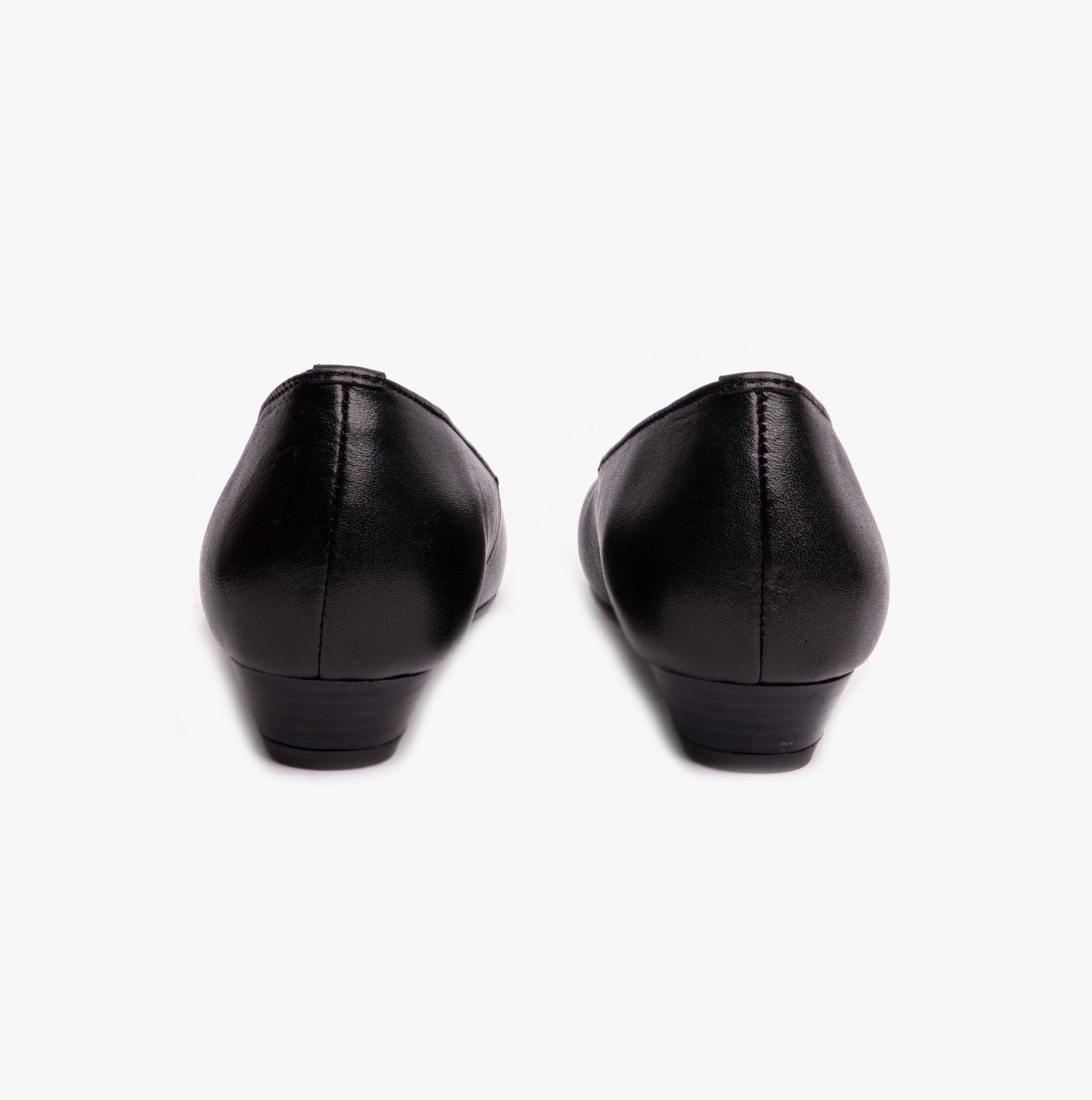 Mod Comfys JULES Womens Leather Court Shoes Black