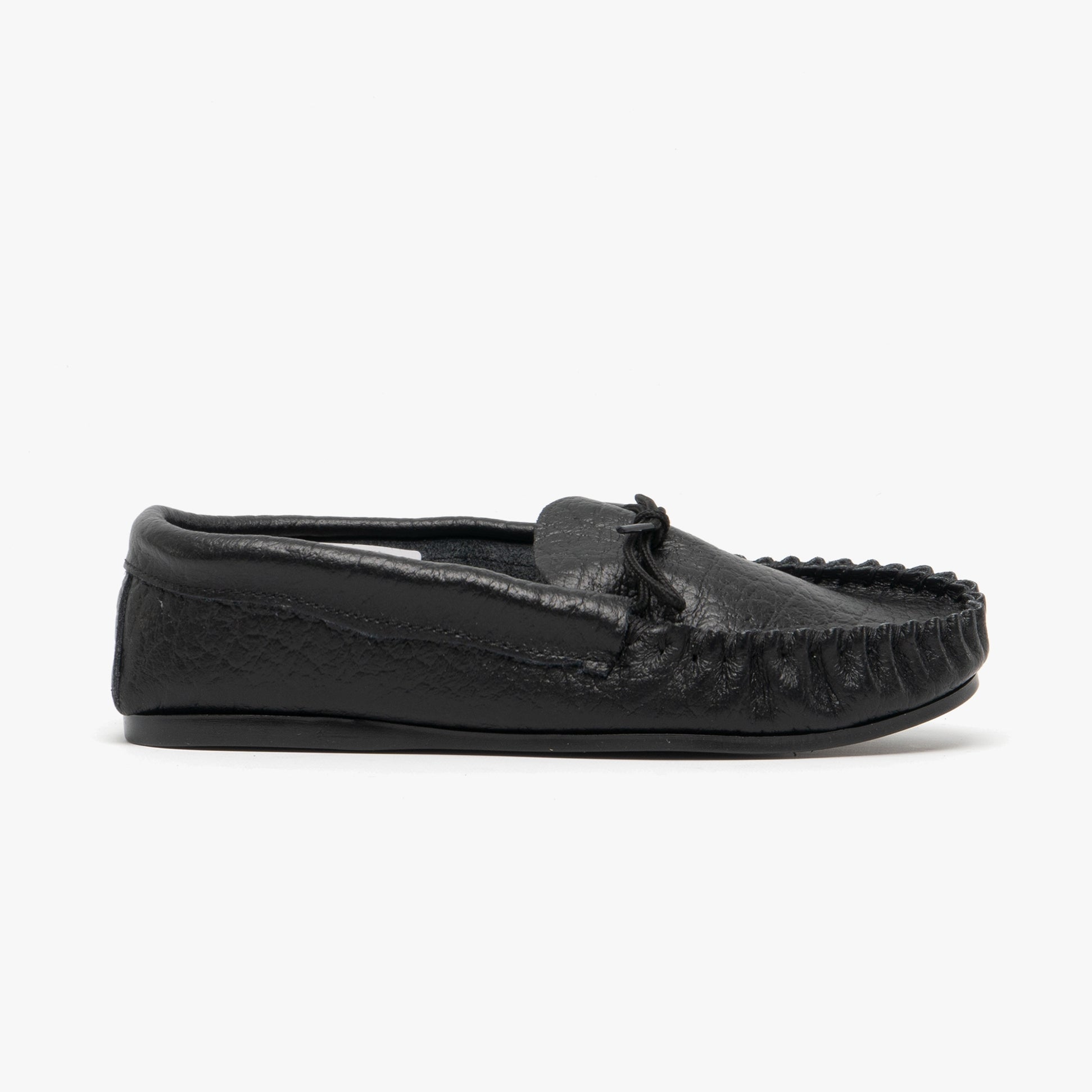 Mokkers GORDON Mens Leather Moccasins Black