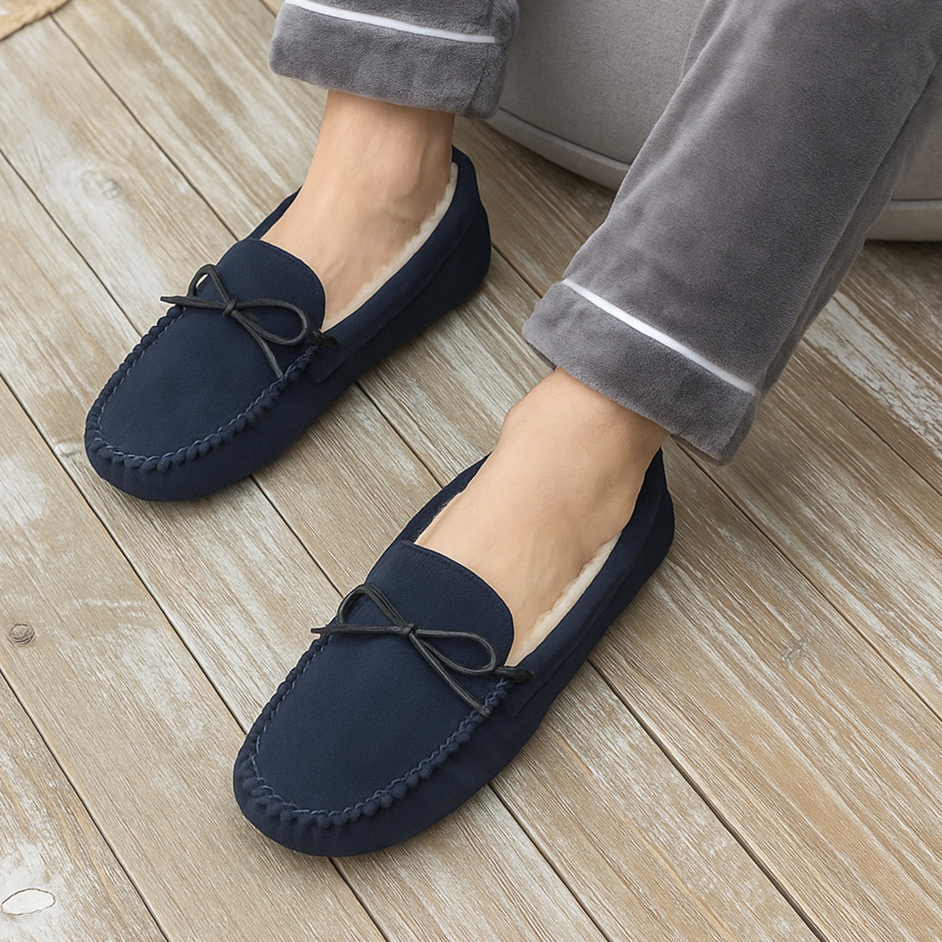 Mokkers MS161NC JAKE Mens Slippers Navy