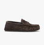 Mokkers BRUCE Mens Moccasin Slippers Dark Brown