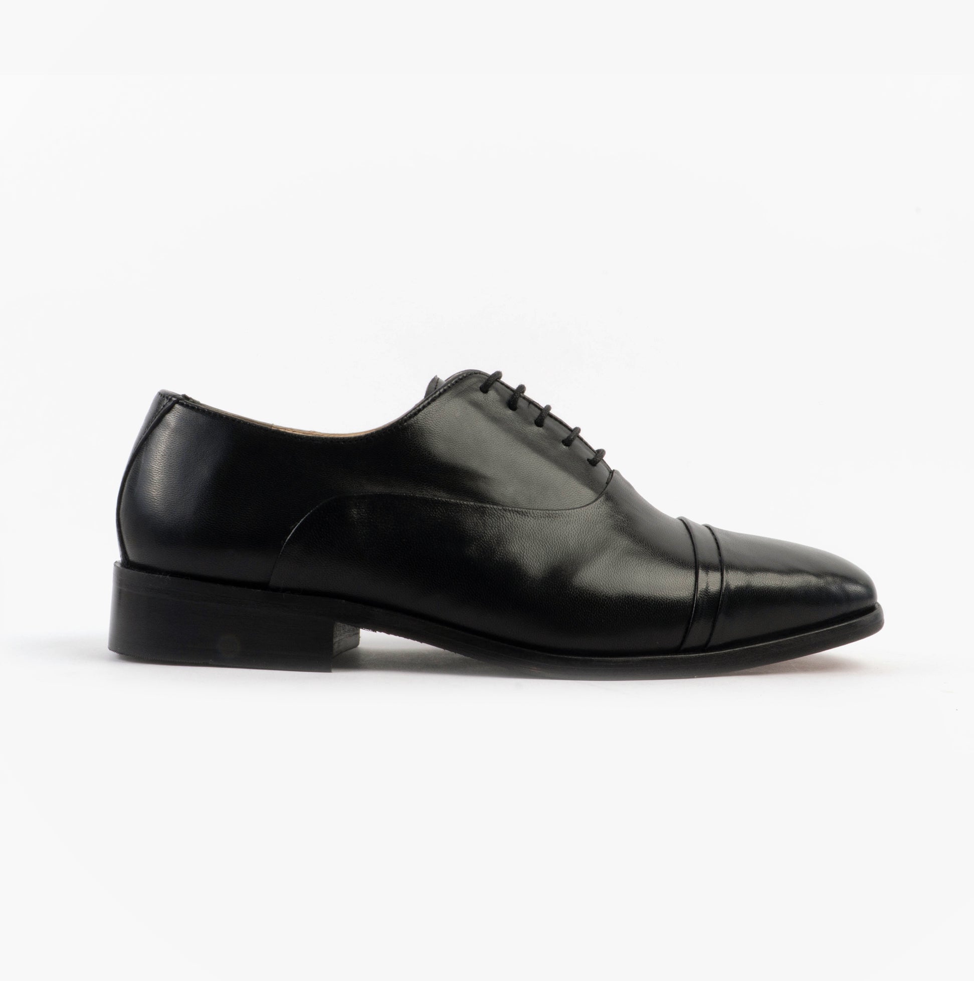 Montecatini ADRIAN Mens Capped Oxford Shoes Black