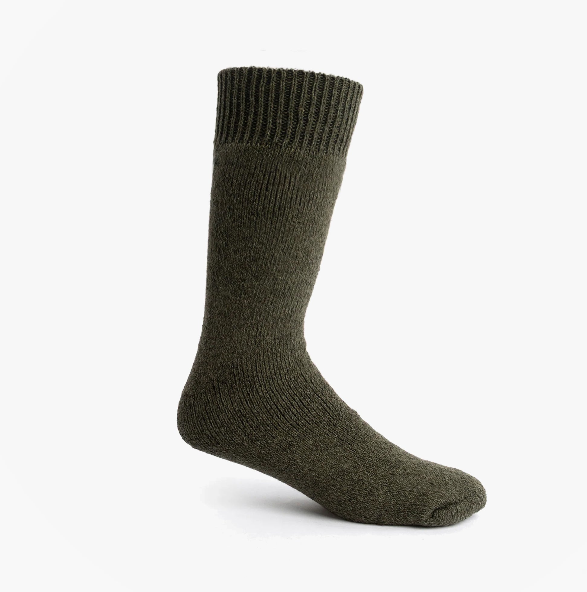 Mud Dogs Mens Welly Boot Socks Olive Green