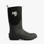 Mud Dogs RUTLAND MID Unisex Neoprene Wellington Boots Black