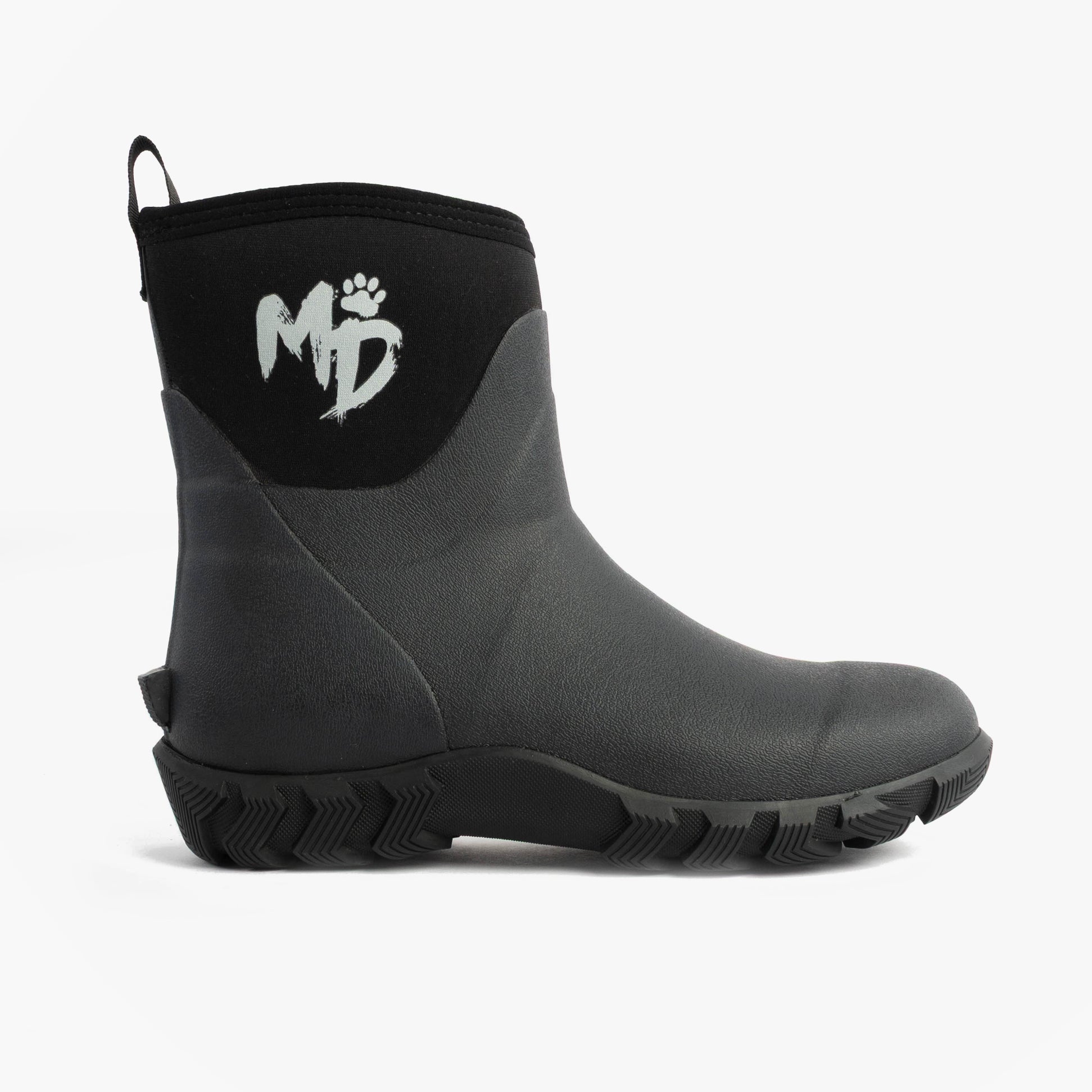 Mud Dogs RUTLAND SHORT Unisex Neoprene Wellies Black