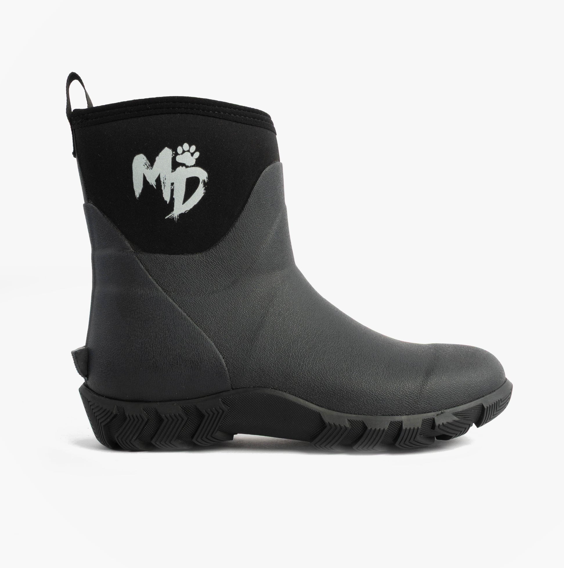 Mud Dogs RUTLAND SHORT Unisex Neoprene Wellies Black