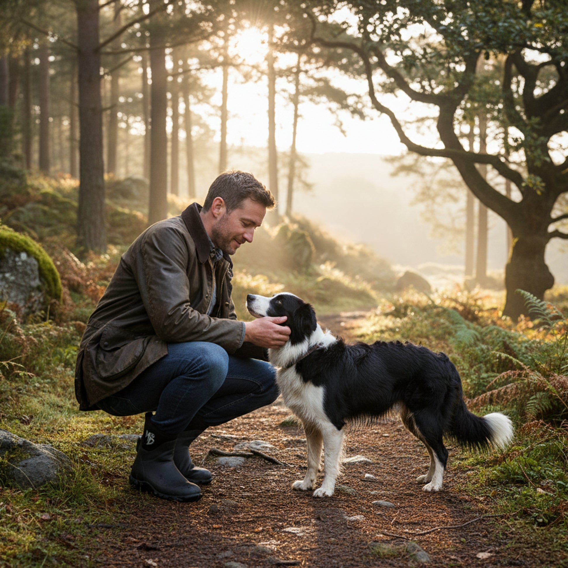 Mud Dogs RUTLAND SHORT Unisex Neoprene Wellies Black