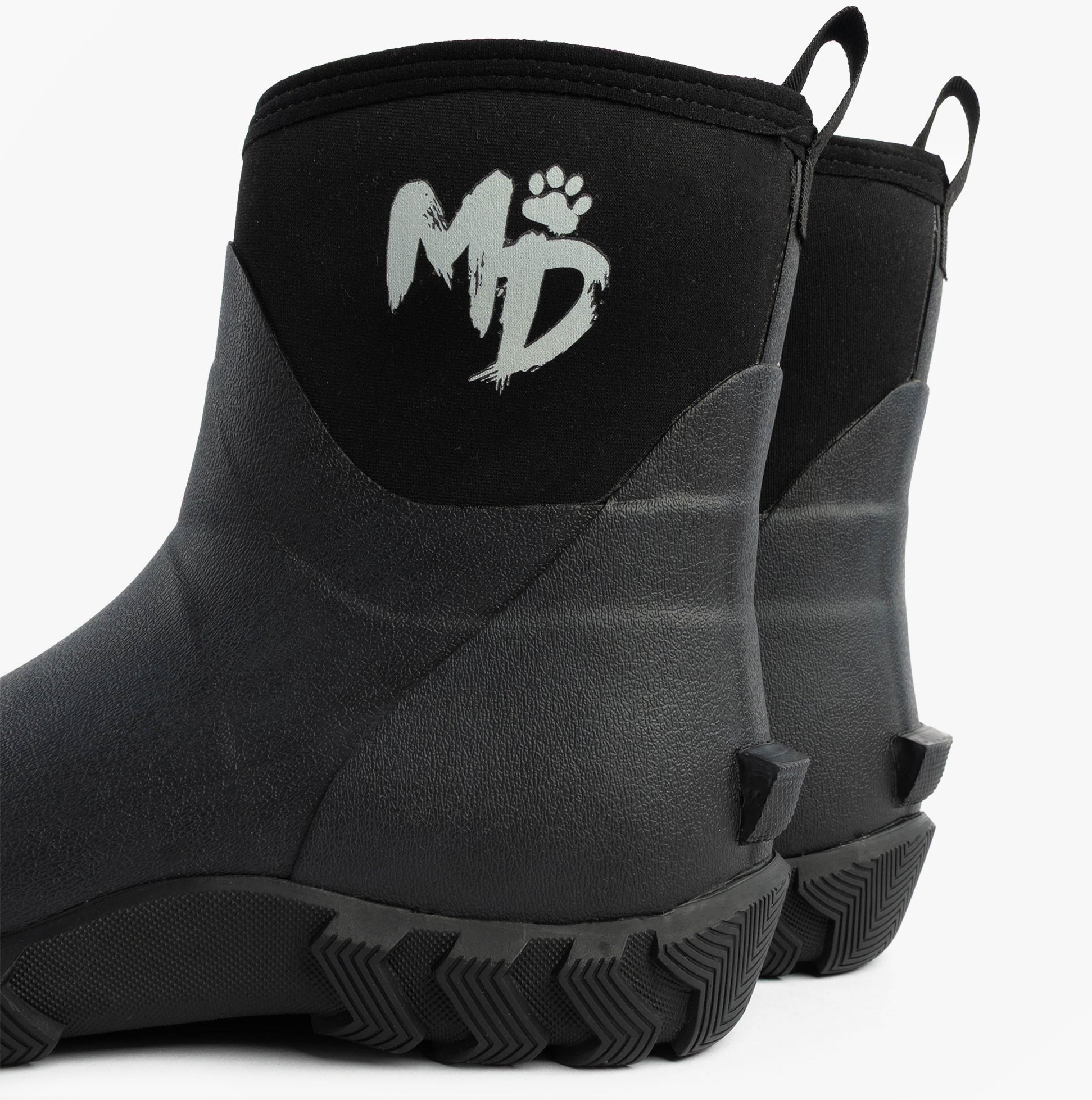 Mud Dogs RUTLAND SHORT Unisex Neoprene Wellies Black