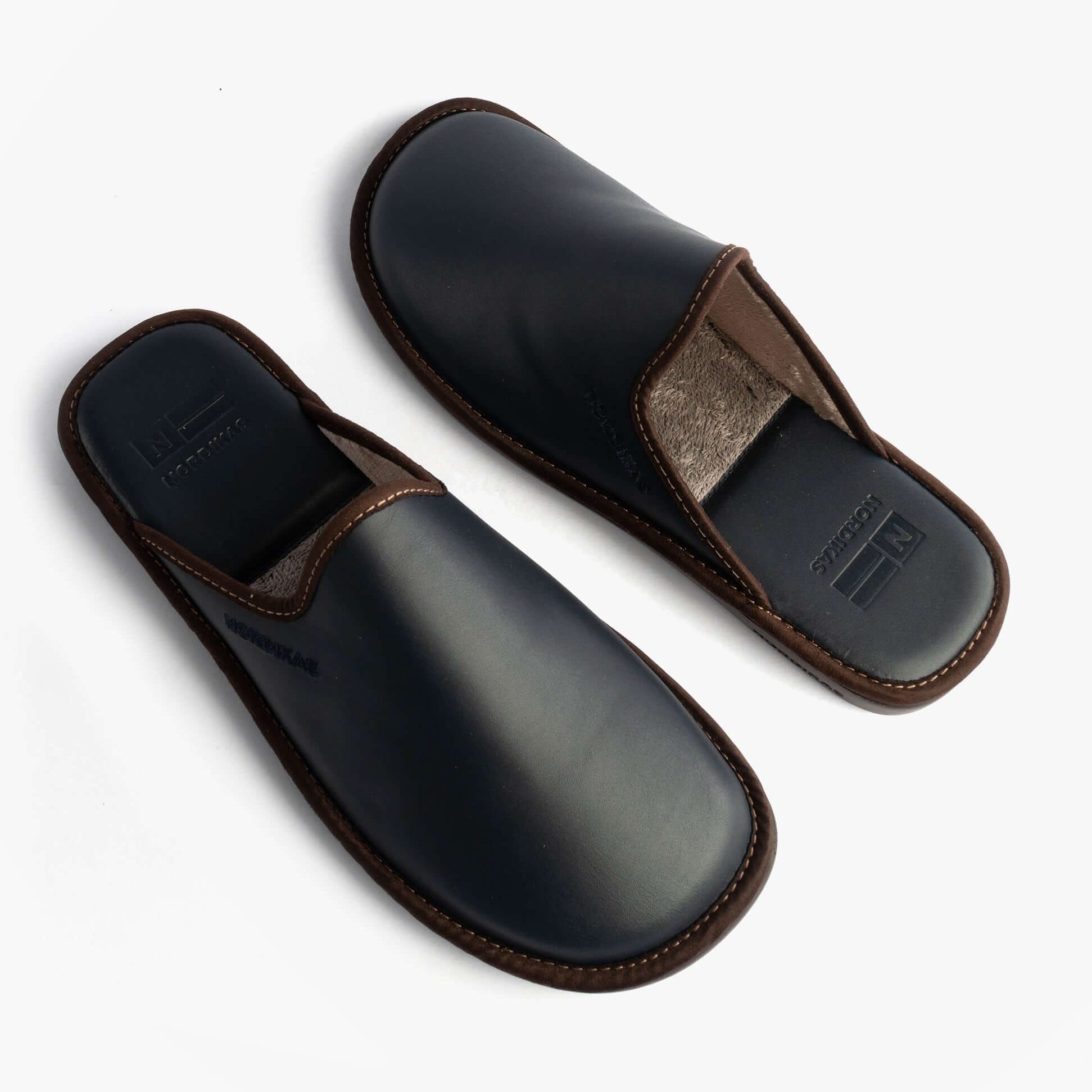 Nordikas 131 DUBLIN Mens Mule Slippers Navy