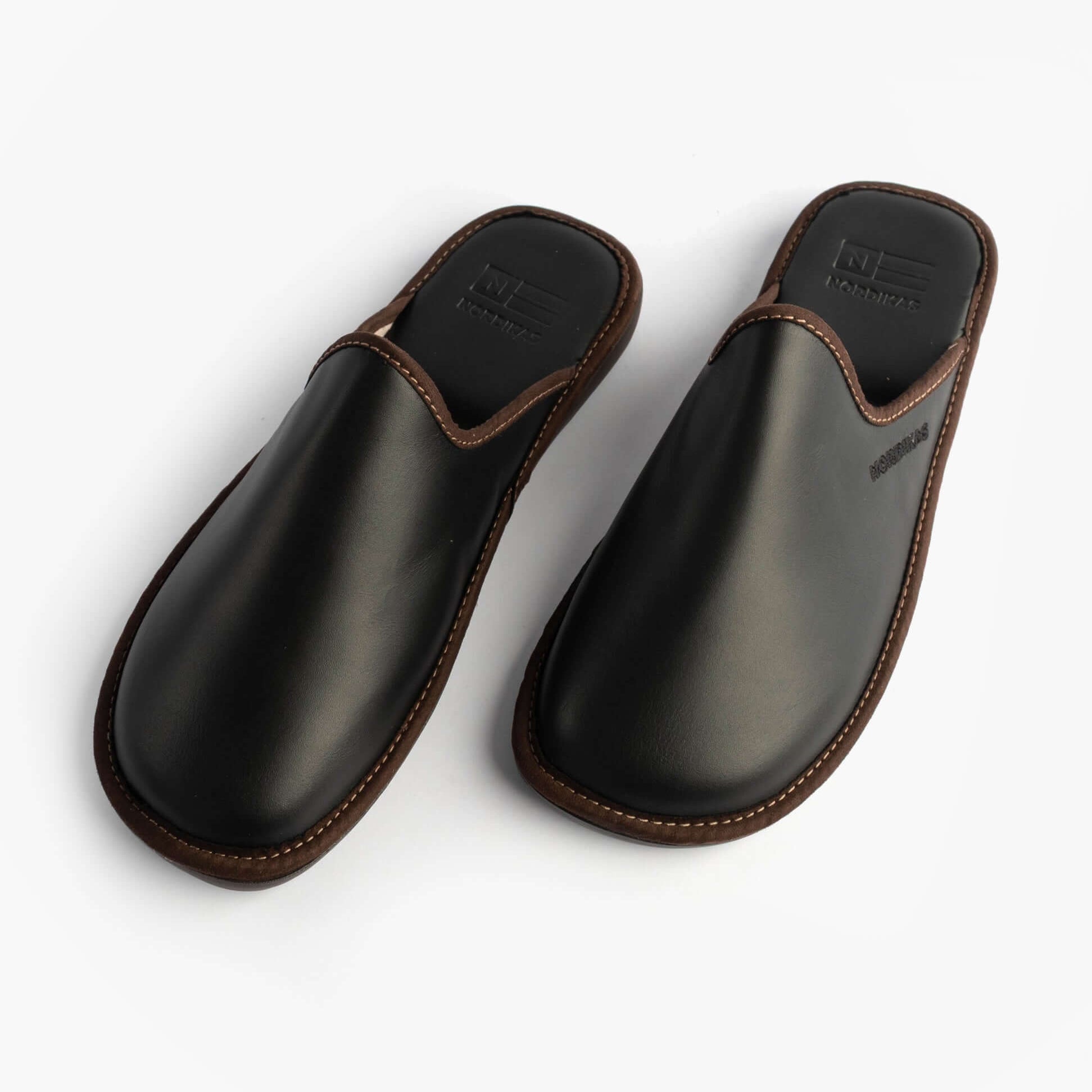 Nordikas 131 DUBLIN Mens Mule Slippers Black