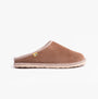 Nordikas AFELPADO PIEDRA Womens Mule Slippers Brown