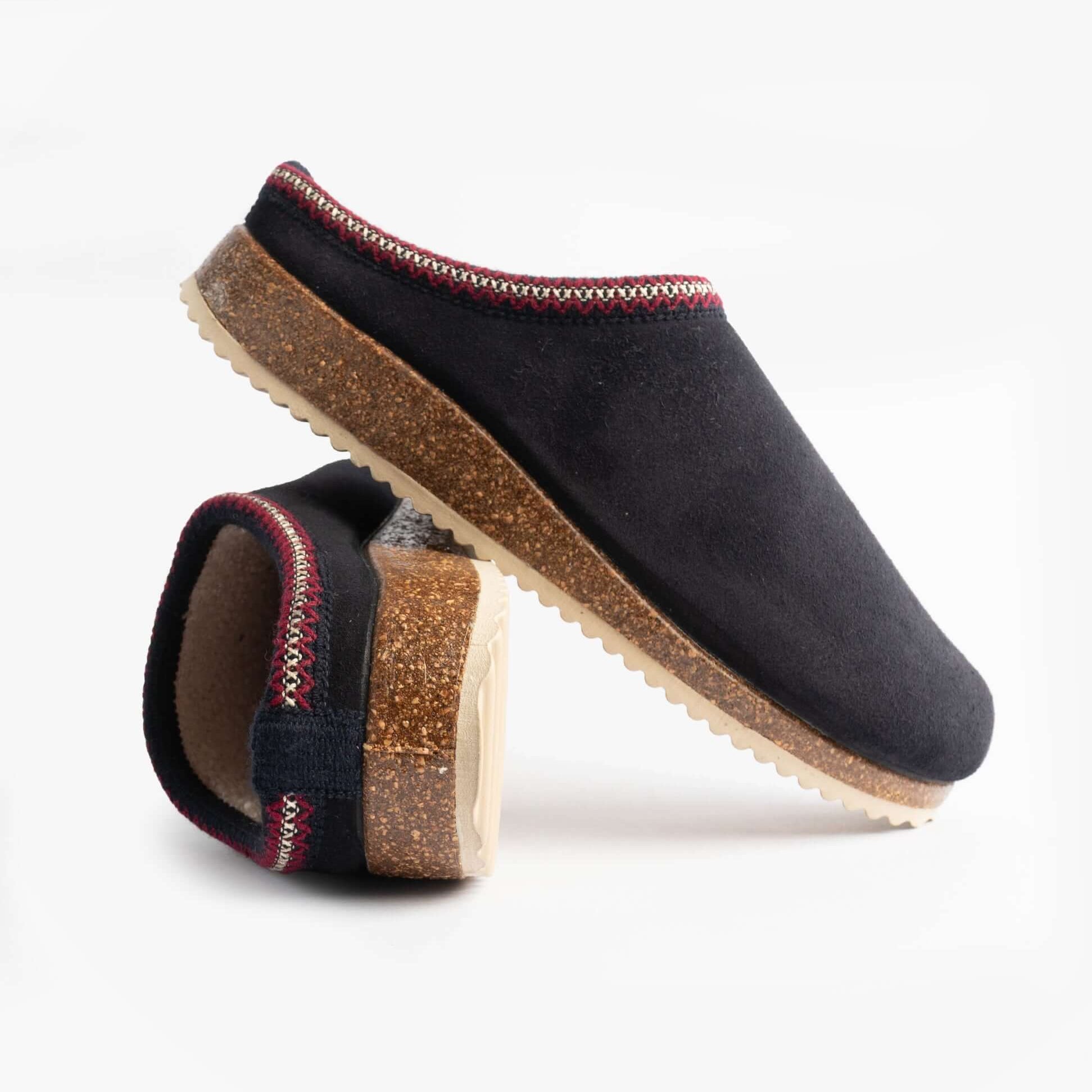 Nordikas 2258 AFELPADO Womens Mule Slippers Navy