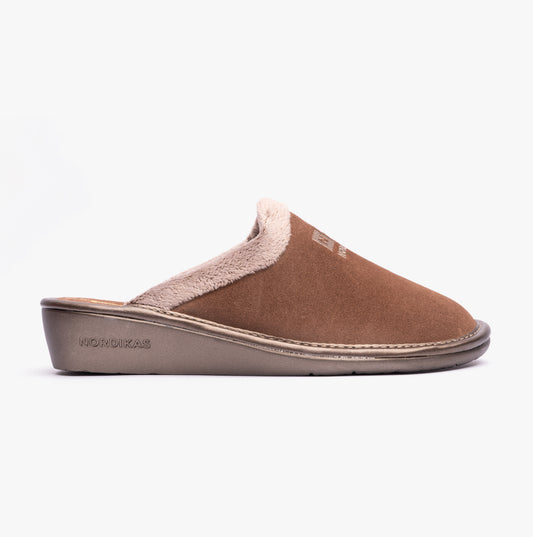 Nordikas AFELPADO PIEDRA MULE Womens Slippers Brown