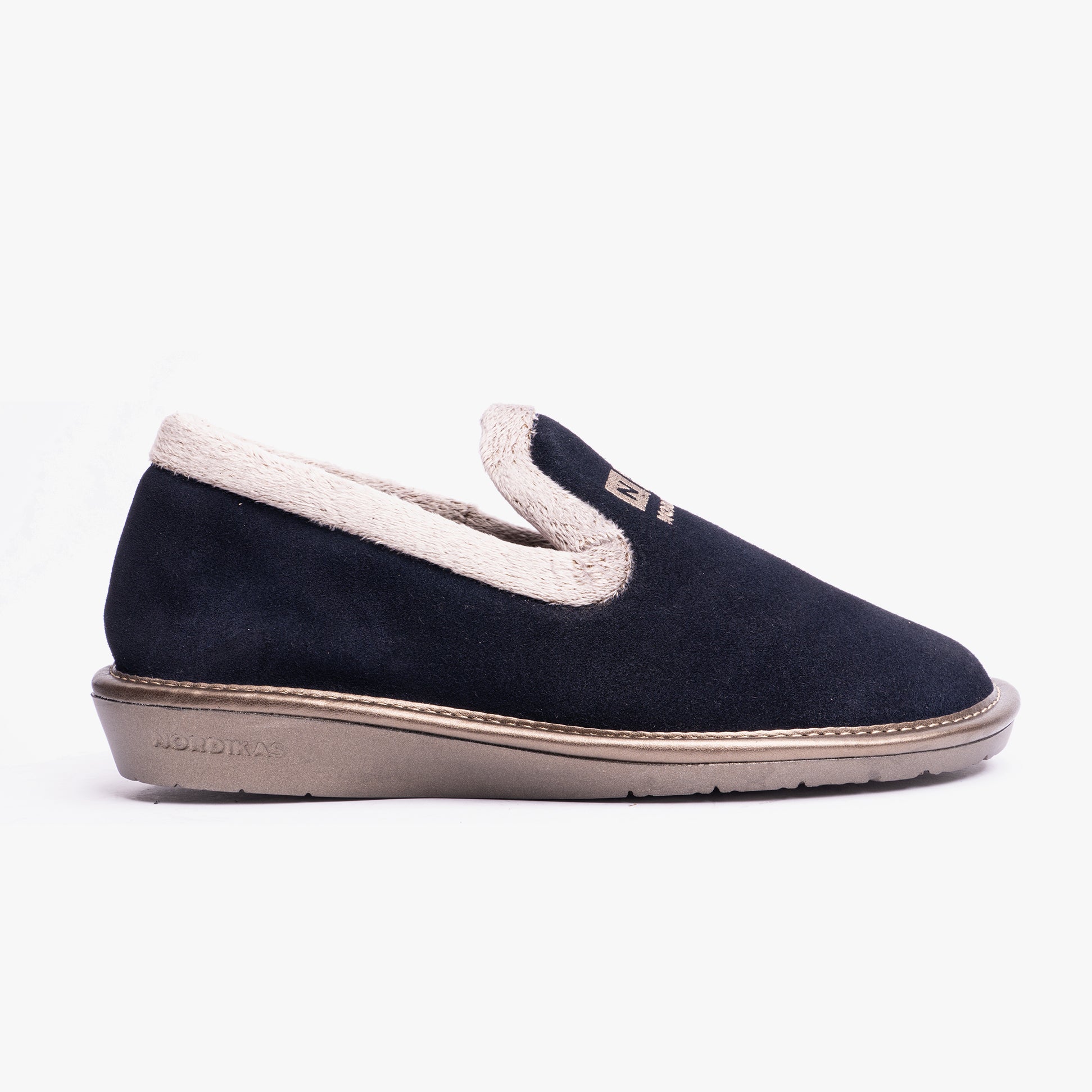 Nordikas AFELPADO MARINO Womens Full Slipper Marine Blue