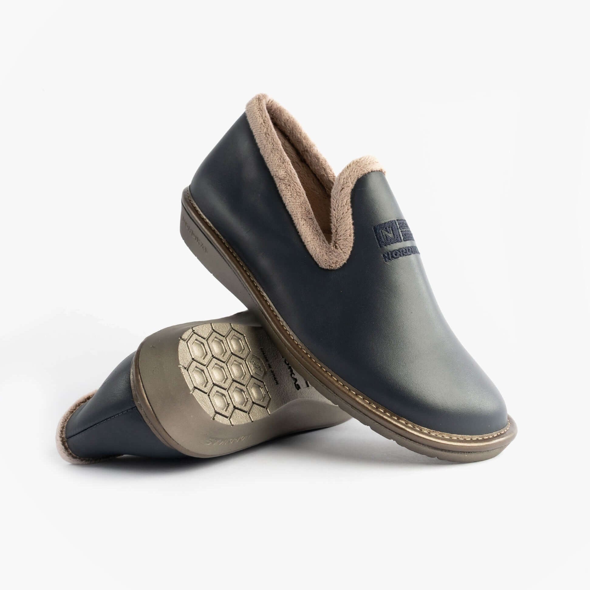 Nordikas DUBLIN Womens Full Slipper Navy