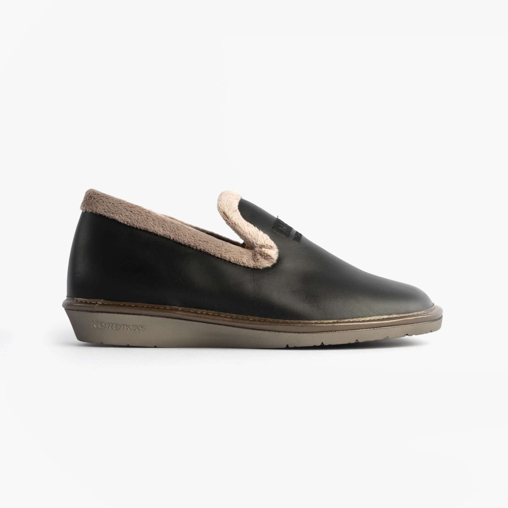 Nordikas DUBLIN Womens Full Slipper Black