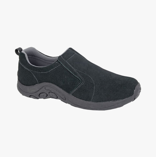 PDQ RYNO Mens Twin Gusset Jungle Casual Grey Real Suede
