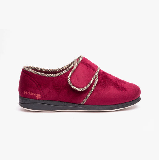 Padders HARRY Mens Slippers Burgundy