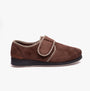 Padders HARRY (G Fit) Mens Slippers Dark Brown