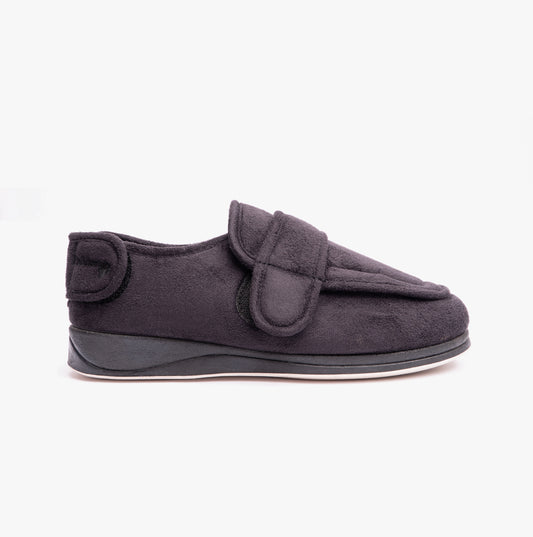 Padders WRAP Mens Slippers Black