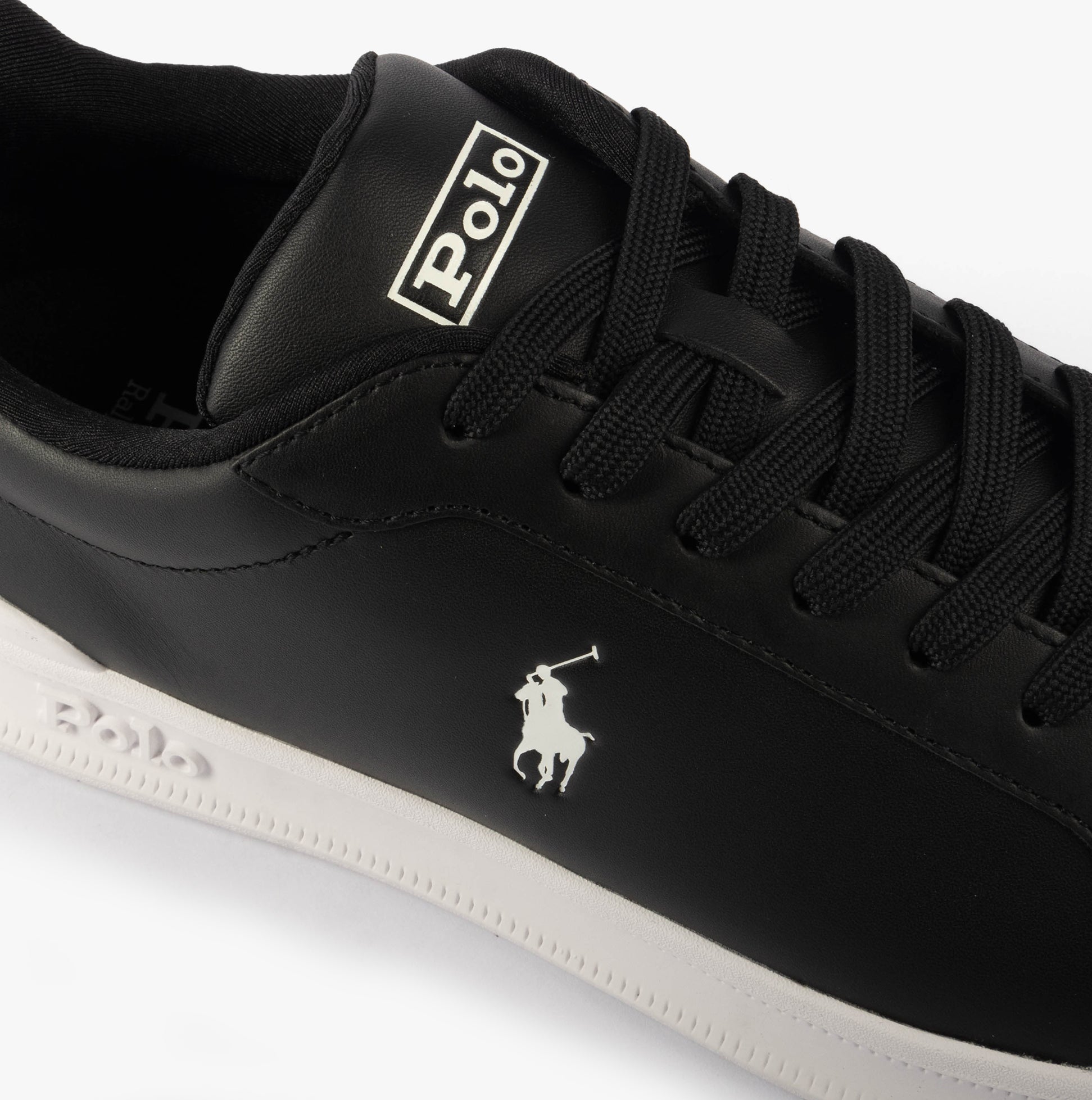 Polo Ralph Lauren HRT CT II Mens Trainers Black/White