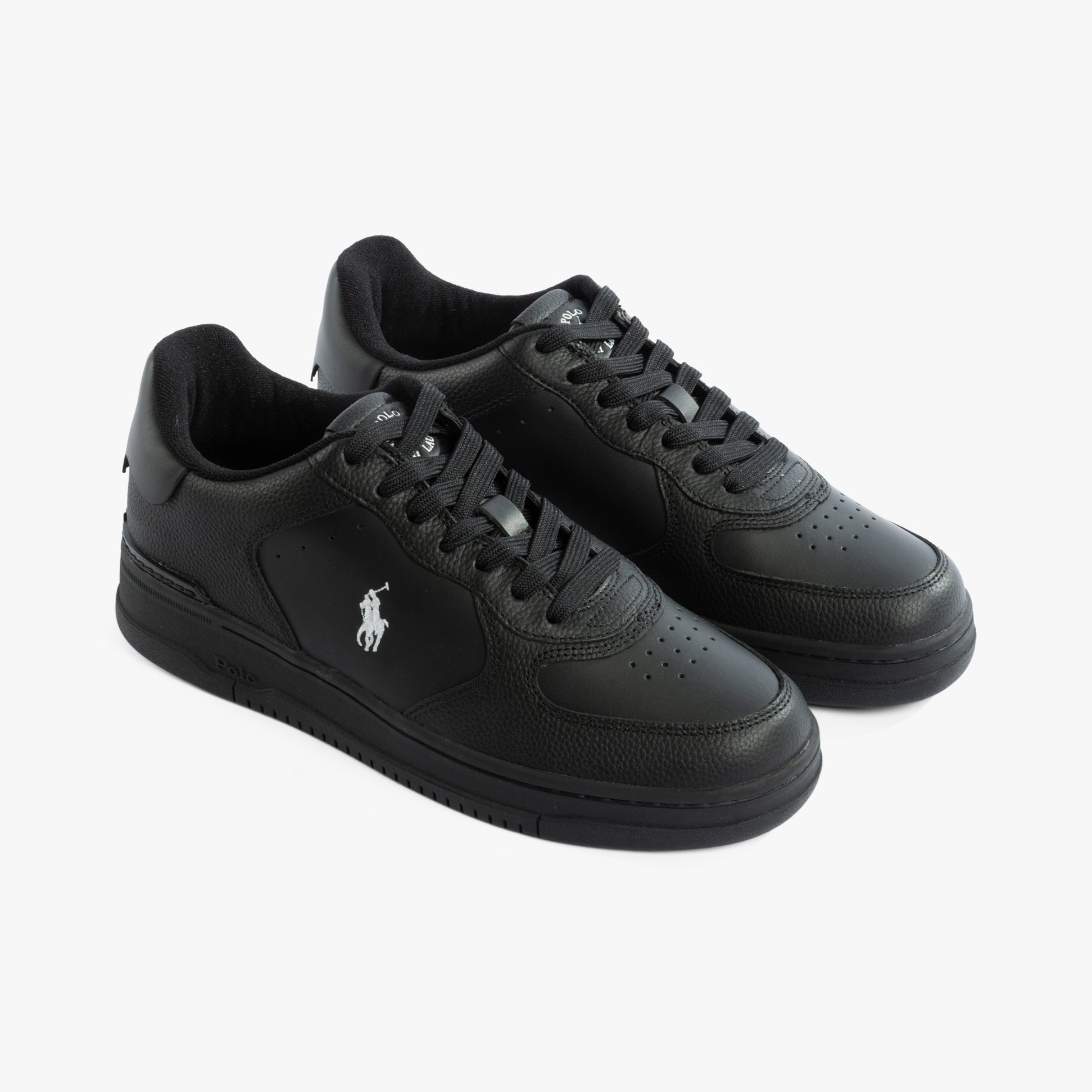 Polo Ralph Lauren MASTERS Mens Trainers Black/Black/White