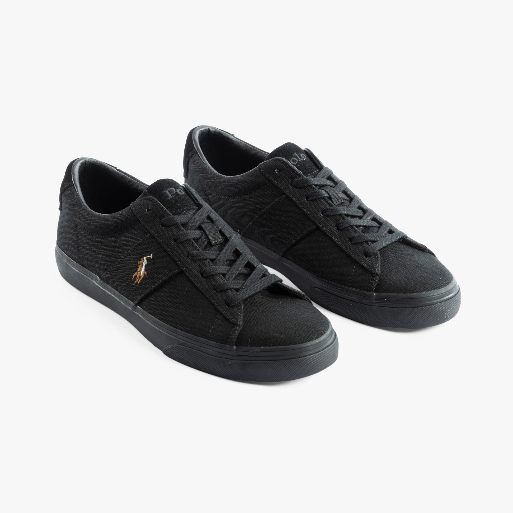 Polo Ralph Lauren SAYER Mens Trainers Black/Black