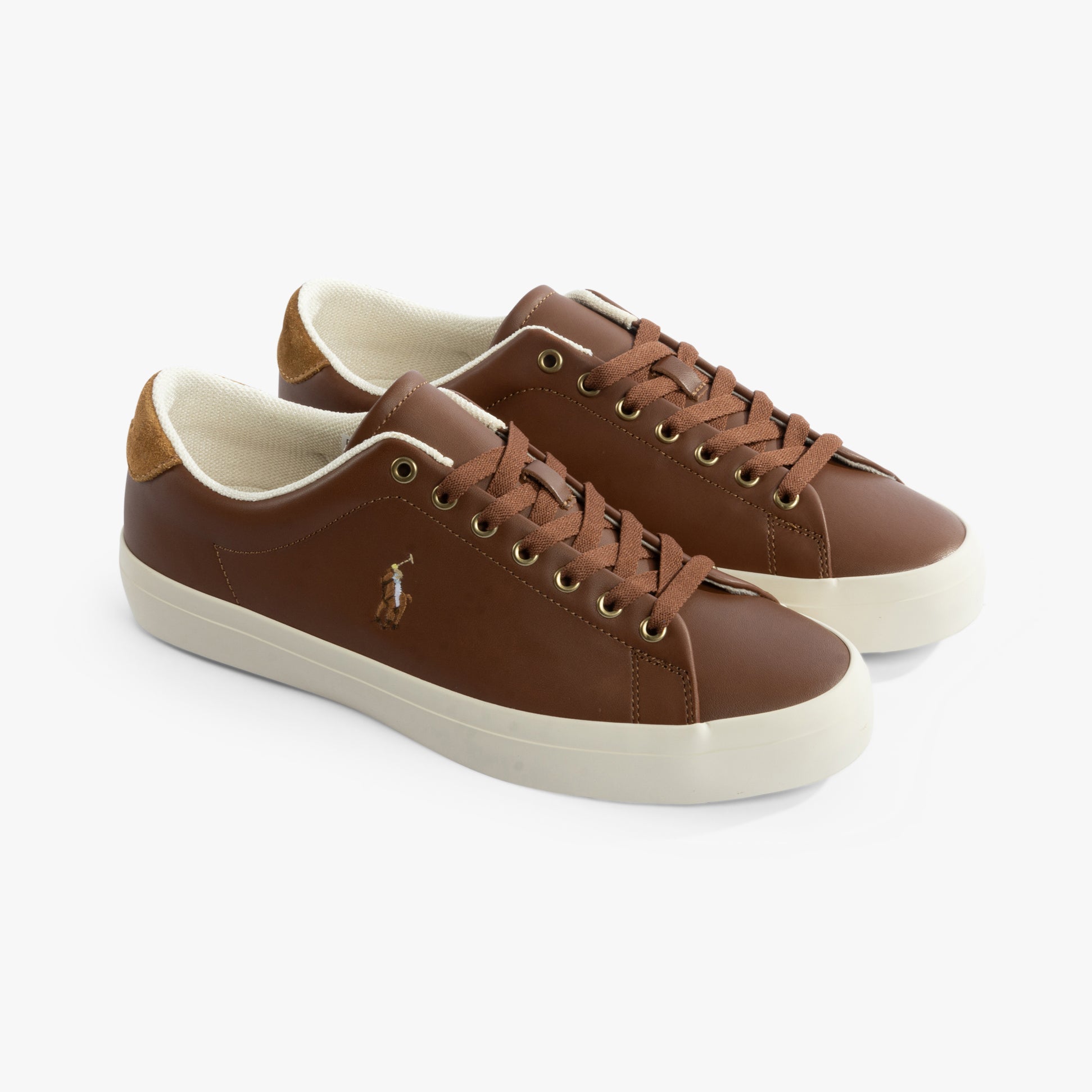 Polo Ralph Lauren LONGWOOD Mens Trainers Tan