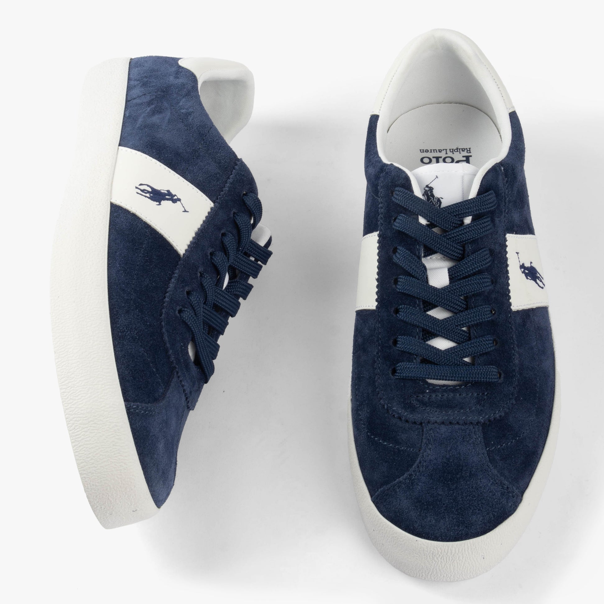 Polo Ralph Lauren COURT VLC Mens Trainers Navy