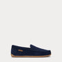 Polo Ralph Lauren BRENAN Mens Moccasin Slippers Navy Suede