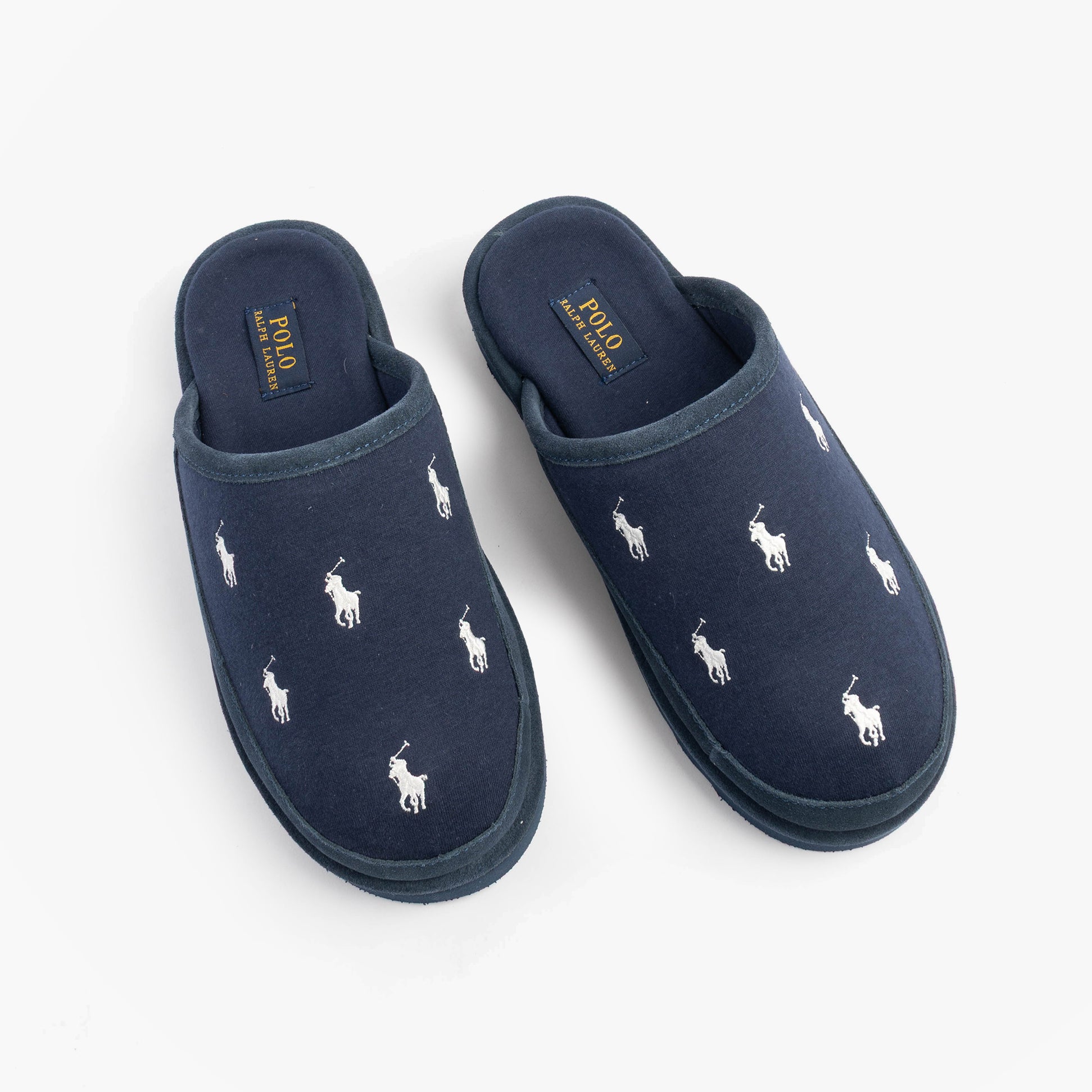 Polo Ralph Lauren RD SCFF II Mens Slippers Navy/Paper White