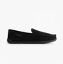 Polo Ralph Lauren BRENAN Logo Mens Dress Suede Slippers Black/Wine