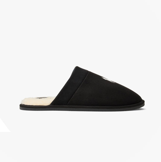 Polo Ralph Lauren KLARENCE Mens Mule Slippers Blackwatch/Cream