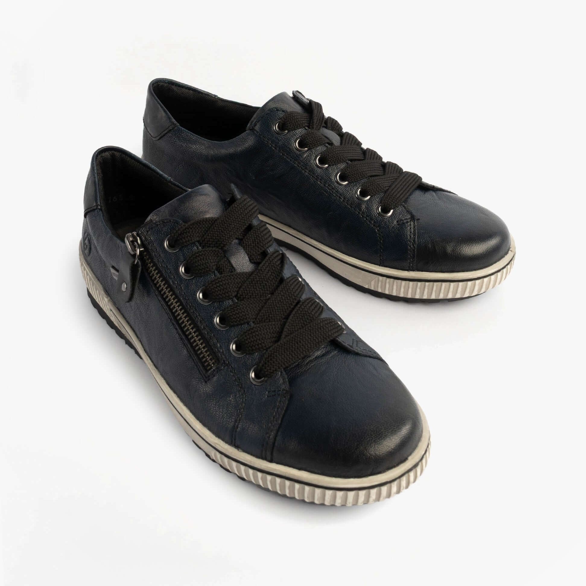 Remonte D0700-15 Womens Leather Causal Shoes Blue