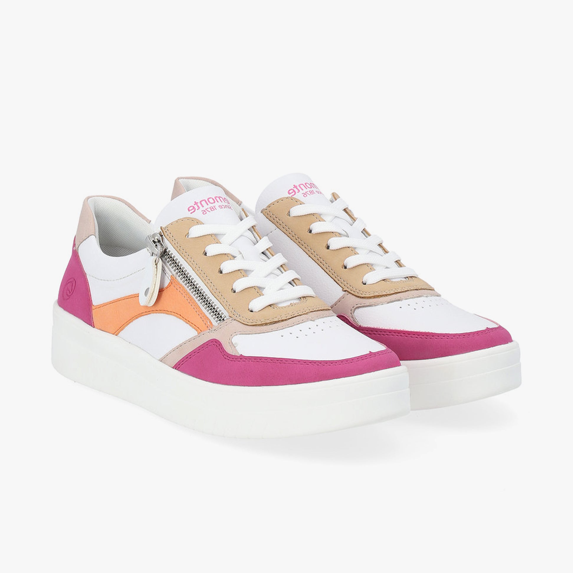 Remonte KENDRA Womens Trainers White/Fuschia